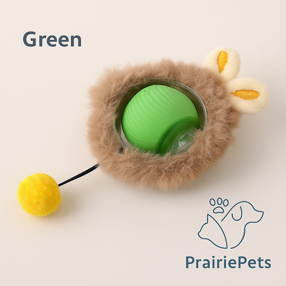 PrairiePets Smart Rolling Ball – Interactive Rechargeable Toy for Cats & Small Dogs