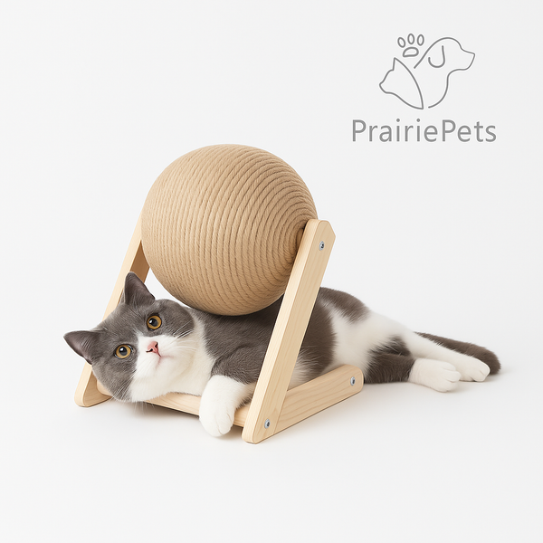 PrairiePets Cat Scratching Ball Toy