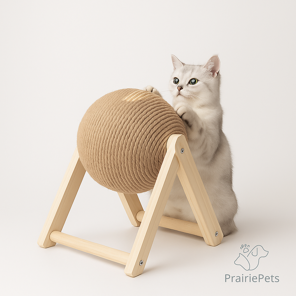 PrairiePets Cat Scratching Ball Toy
