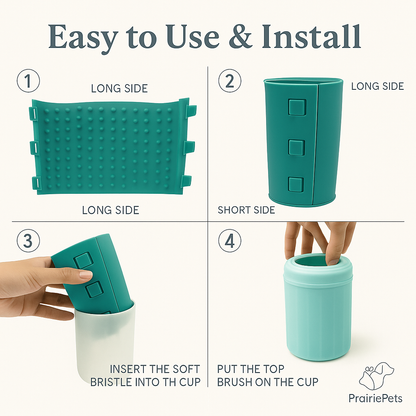 PrairiePets™ Soft Silicone Paw Washer
