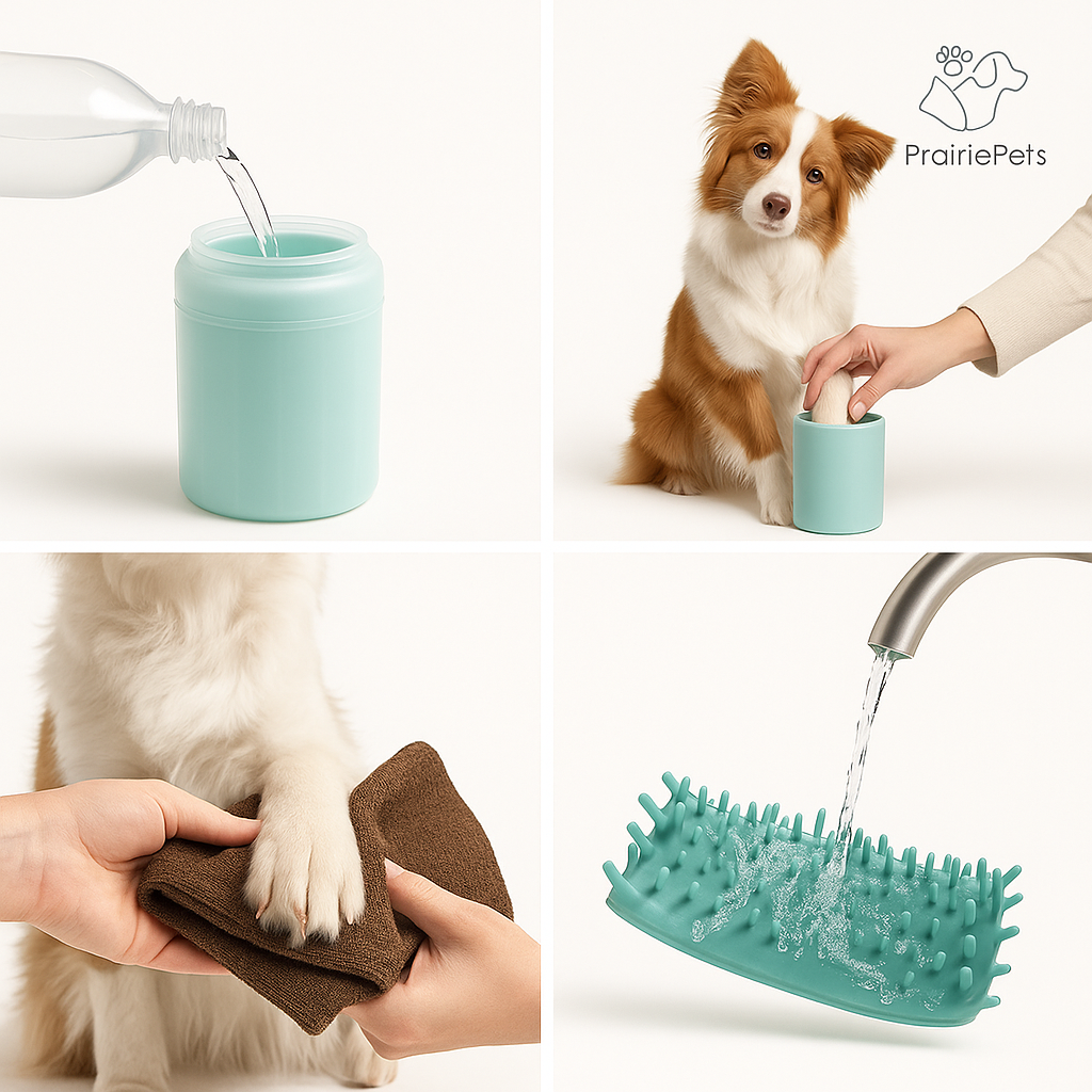 PrairiePets™ Soft Silicone Paw Washer