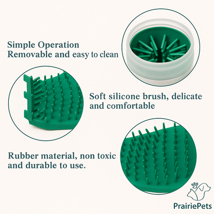 PrairiePets™ Soft Silicone Paw Washer