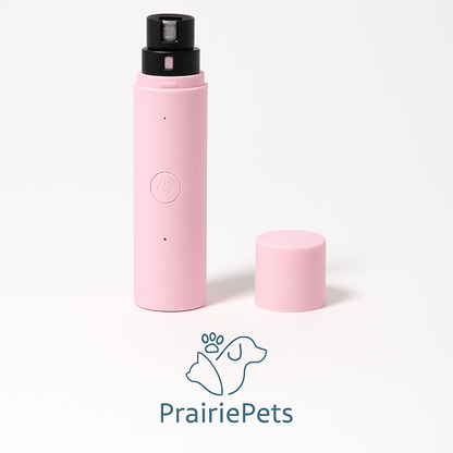 PrairiePets Electric Nail Grinder – Rechargeable Clipper with LED Light for Cats & Dogs