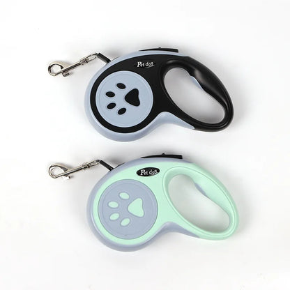 🎡 PrairiePets Retractable Leash – 3m & 5m Auto-Tension Lead for Small Dogs & Cats