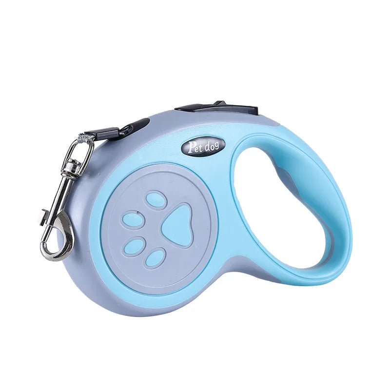 🎡 PrairiePets Retractable Leash – 3m & 5m Auto-Tension Lead for Small Dogs & Cats